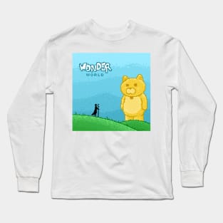 Wonder world - pixel art Long Sleeve T-Shirt